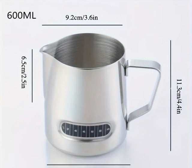 Latte PRO Milk Jug 600 ml with built-in temperature display