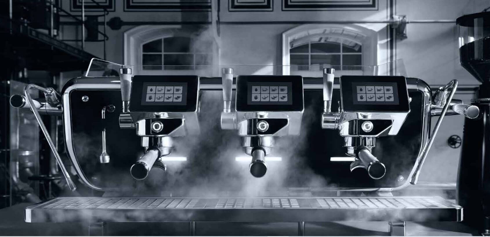 Cafe Commercial Coffee Machine STORM 2 & 3 Group from ASTORIA